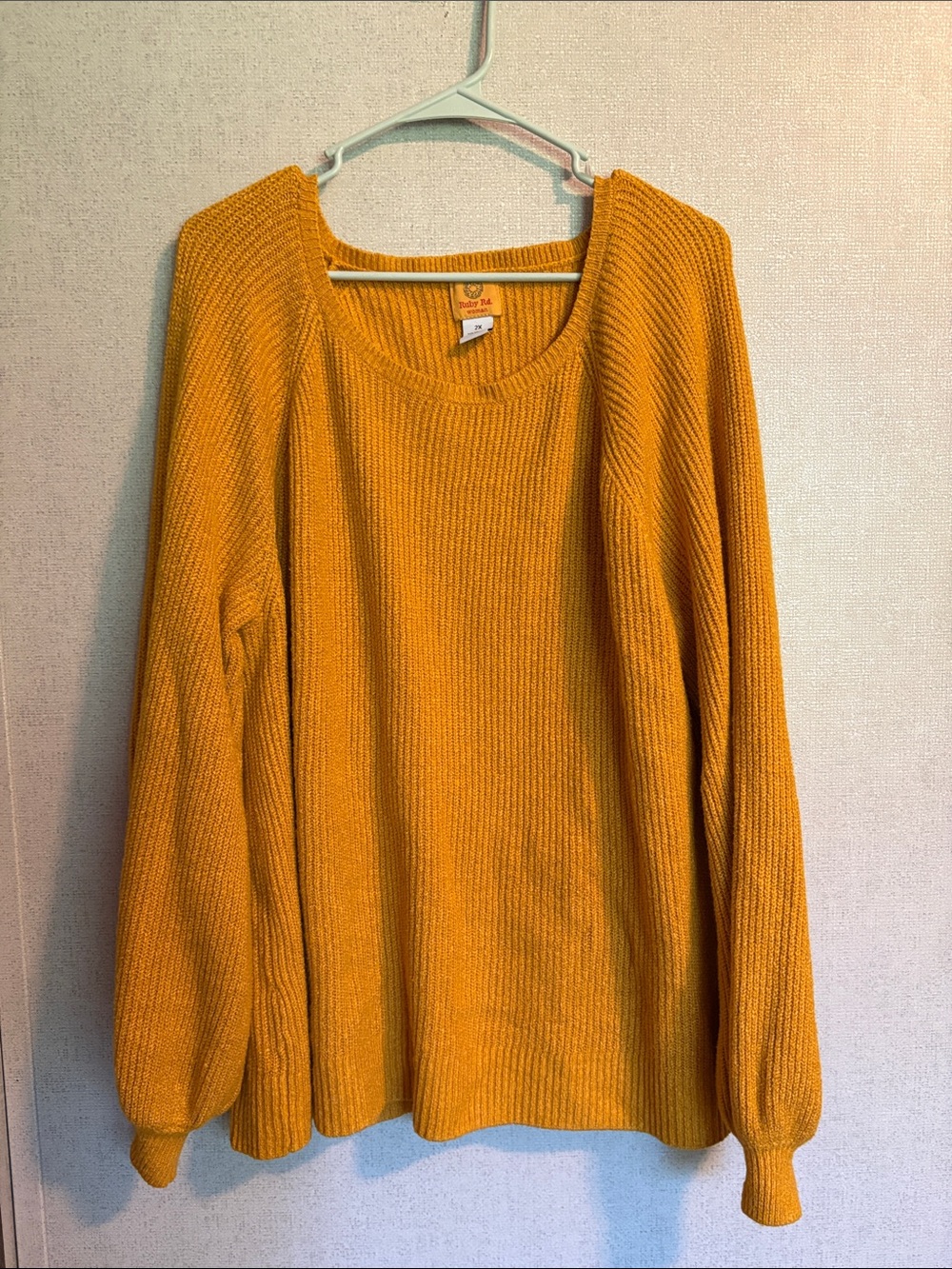 Ruby Rd. Mustard Ribbed Sweater